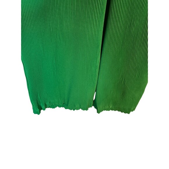 2/$30 NWT PrettyLittleThing Size 6 Green Pleated Trousers Polyester - Picture 9 of 16